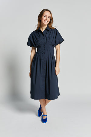VERNEUIL LONG-DRESS NAVY