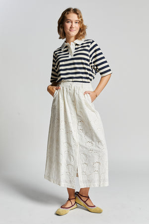 VILLERS SKIRT OFF WHITE