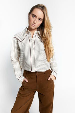 WARDROBE SHIRT MERLOT RED