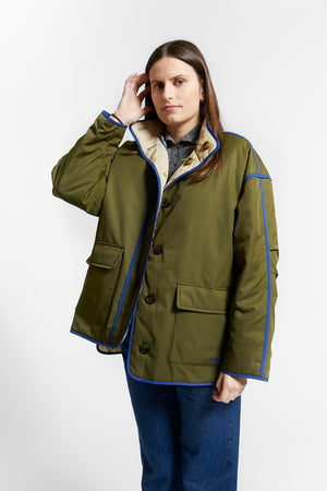 WARMUP JACKET OLIVE