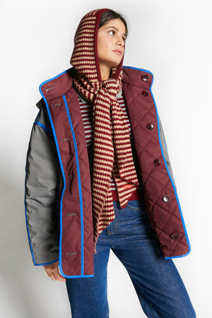 WAOWW SCARF MERLOT