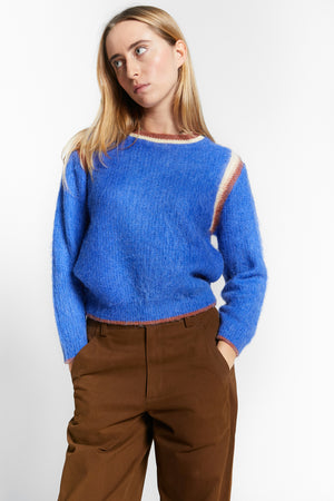 WASHINGTON KNIT SWEATER ROYAL BLUE