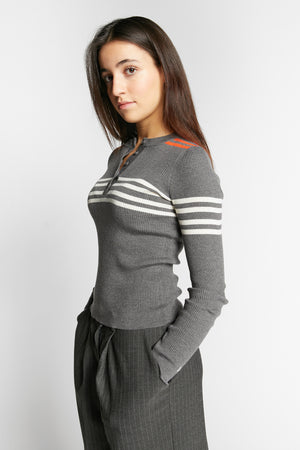 WATER KNIT SWEATER GREY