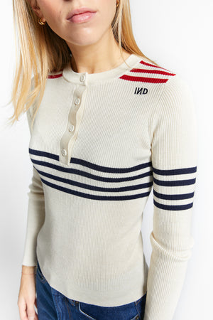 WATER KNIT SWEATER OFF WHITE