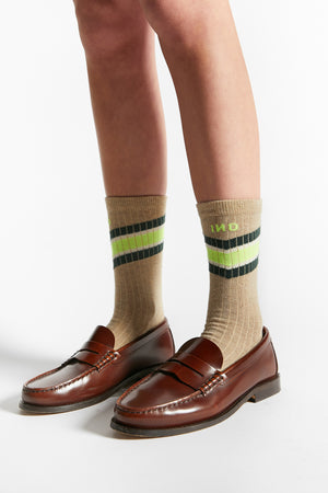 WIDGET SOCKS BEIGE