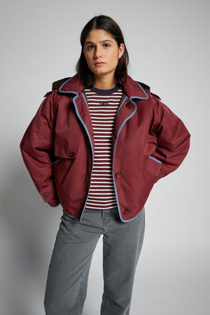 WALLIS TSHIRT MERLOT