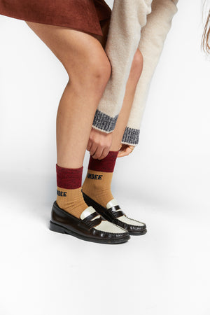 WOIPPY SOCKS CAMEL